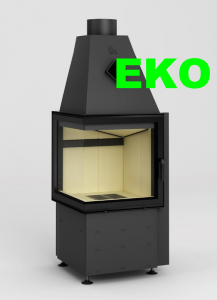 Wkład kominkowy powietrzny Smart 2LT - drzwiczki bezramowe 7,5kW