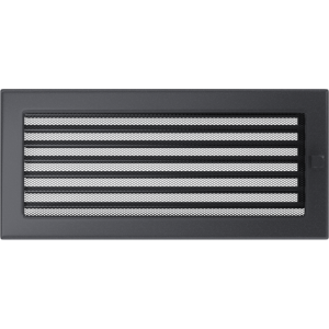 Kratka grafitowa z żaluzją 17x37