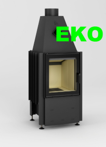 Wkład kominkowy powietrzny Smart 1VT - drzwiczki bezramowe 7,5kW