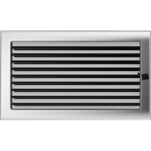 Kratka niklowana z żaluzją 22x37