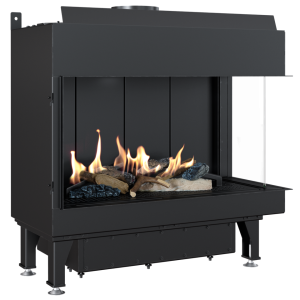 Wkład kominkowy gazowy LEO 70 prawy na gaz ziemny