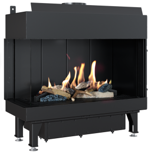 Wkład kominkowy gazowy LEO 70 lewy na gaz propan