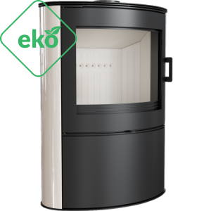 Piec wolnostojący KOZA AB S/2 kafel krem 10kW