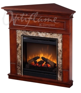 Kominek Verona narożnikowa ECO LED - Elektryczny Kominek Z Obudową  Dimplex