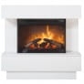 Kominek Avalone Eco Led biały - elektryczny kominek z obudową Dimplex