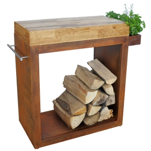 Stolik Artiss duży 80x45x91cm corten