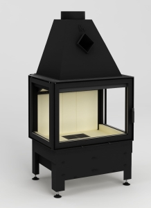 Wkład kominkowy powietrzny Volcano 3PL 11KW