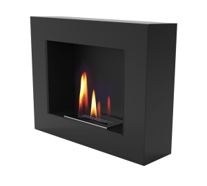 Biokominek UNIFLAM 50x40cm BOX czarny mat 