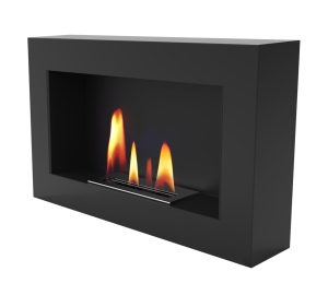 Biokominek UNIFLAM 70x40cm BOX czarny mat