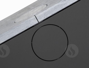 Piec kominkowy ROMOTOP RIANO N03 kamień