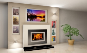 Obudowa kominkowa FIRE-SMART 050 kominek z montażem