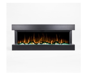 Kominek elektryczny Modena czarny
