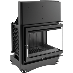 Wkład kominkowy powietrzny ZUZIA 16 prawy BS 15KW