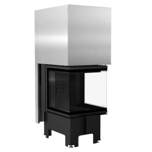 Wkład kominkowy powietrzny NBC 8 lewy / prawy BS gilotyna 8kW BLACK
