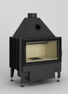 Wkład kominkowy powietrzny Volcano AT - otwierane na bok 9kW