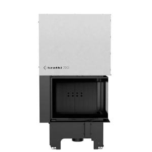 Wkład kominkowy powietrzny VN 700/480 lewy BS gilotyna 12kW BLACK