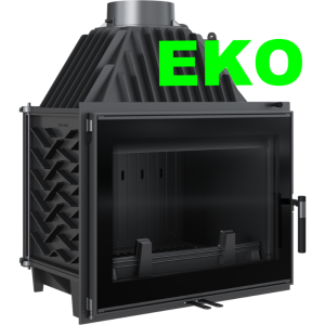 Wkład kominkowy powietrzny ZOSIA 12KW Ø 200 DECO