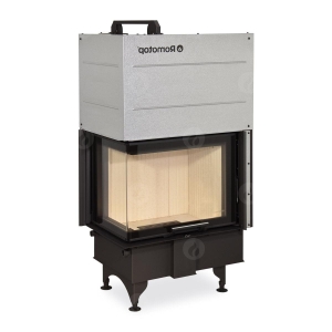 Wkład kominkowy ROMOTOP DESIGN ANGLE L 2g L 66.51.44.01 gięta szyba NAROŻNY LEWY