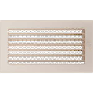 Kratka kremowa z żaluzją 17x30