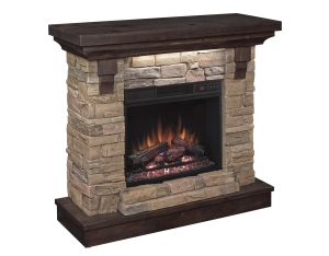 Kominek elektryczny LED z obudową Genius