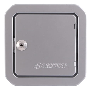 Drzwiczki rewizyjne 140x140mm kolor srebrny