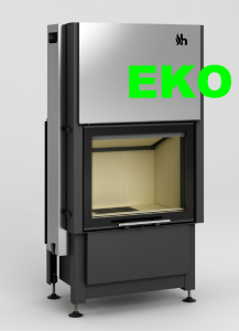 Wkład kominkowy powietrzny Smart XLTh - drzwiczki bezramowe 6,5kW