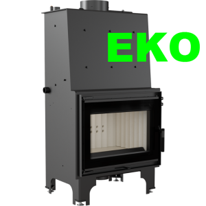 Wkład kominkowy z płaszczem wodnym AQUARIO Z14 PW GLASS 12kW