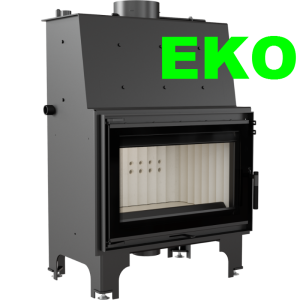 Wkład kominkowy z płaszczem wodnym AQUARIO O12 PW GLASS 12kW