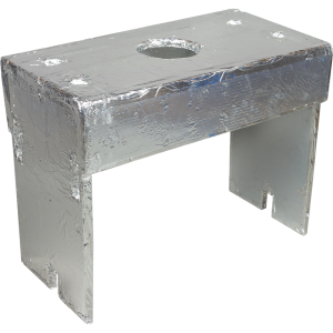 Izolacja kominek tunel