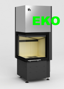 Wkład kominkowy powietrzny Smart 2LTh - drzwiczki bezramowe 7,5kW