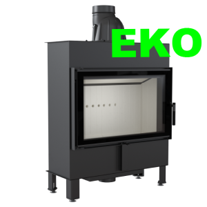 Wkład kominkowy powietrzny stalowy LUCY 14 SLIM 7kW