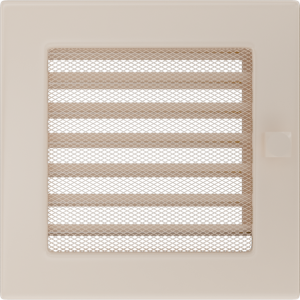 Kratka kremowa z żaluzją 17x17