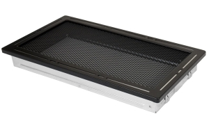 Kratka kominkowa TREND 16x32cm czarny mat