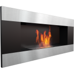 Biokominek wiszący DELTA 2 czarny HORIZONTAL