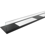 Przeszklenie biokominka JULIET 1800