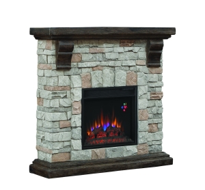 Kominek elektryczny LED z obudową Pioneer