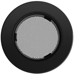 Kratka okrągła czarna fi 125