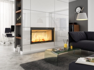 Obudowa kominkowa FIRE-1 SZYBA 128 kominek z montażem