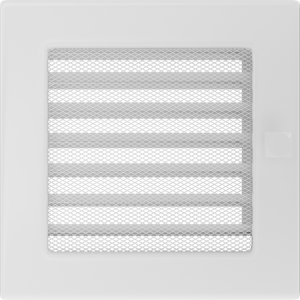 Kratka biała z żaluzją 17x17