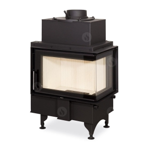 Wkład kominkowy ROMOTOP DESIGN ANGLE R 2g S 66.44.44.01 gięta szyba NAROŻNY PRAWY