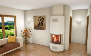 Obudowa kominkowa FIRE-PRISMA PRYZMAT 087 kominek z montażem