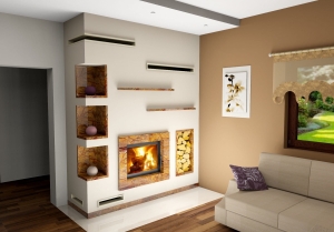 Obudowa kominkowa FIRE-SMART 016 kominek z montażem