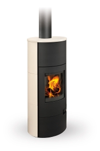 Piec kominkowy ROMOTOP LUGO 01 W ceramika z płaszczem wodnym