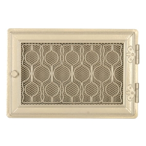 Kratka kominkowa stylowa 21x32cm biały antyk