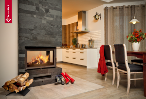 Obudowa kominkowa FIRE-OLIWIA NAROŻNY TUNEL 033 kominek z montażem