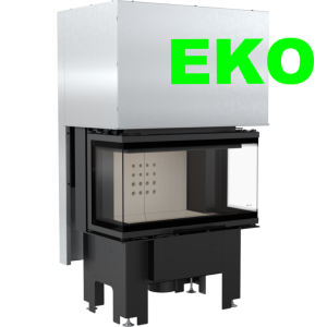 Wkład kominkowy powietrzny NBC 7 lewy / prawy BS gilotyna 7kW