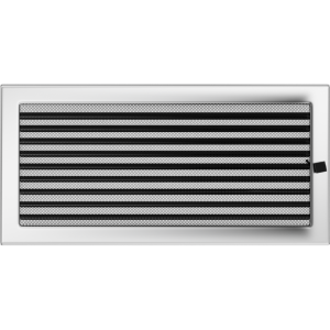 Kratka niklowana z żaluzją 22x45