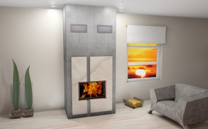 Obudowa kominkowa FIRE-SMART 047 kominek z montażem