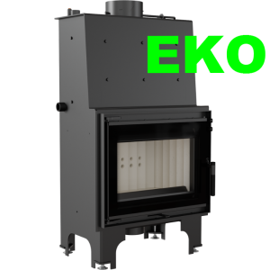 Wkład kominkowy z płaszczem wodnym AQUARIO M12 PW GLASS 12kW