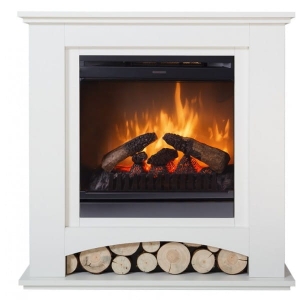 Kominek Monako Biały - Elektryczny Kominek Z Obudową Dimplex